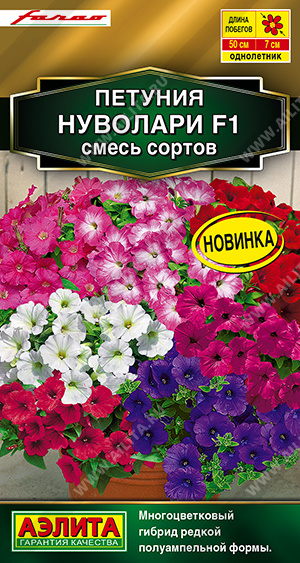 1618A Петуния Нуволари F1 полуампельная, смесь сортов 5 шт