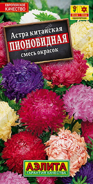 8145U Астра Пионовидная, смесь сортов 0,2гр